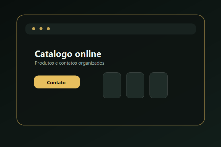Prévia demonstrativa de catálogo online